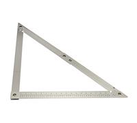 Faithfull FAIFS600 - Squadra pieghevole in alluminio, 600 mm, con custodia, colore: argento