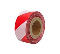 Faithfull FAITAPEBARRW - Nastro di segnalazione di pericolo, 70 mm x 500 m, colore: Rosso/Bianco