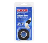 Faithfull FAITAPESILBK - Nastro Adesivo in Silicone, Impermeabile, 3 m, Colore: Nero