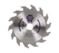 Faithfull FAIZ12814 - Lama per sega circolare TCT, 128 mm x 20 mm, foro x 14 denti