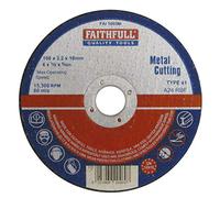 Faithfull Disco Di Taglio In Metallo 100 X 3,2 X 16Mm Fai1003M