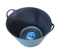Faithfull FLEX15Y - Mastello flessibile in polietilene, 42 l, colore: Nero