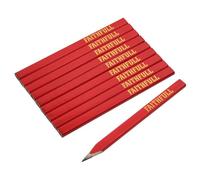 Faithfull FSC da Falegname Matite Rosso Medio Grafite Confezione 10 FAICPR10FSC