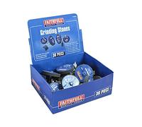 Faithfull Grinding Wheel Assortment 36pc