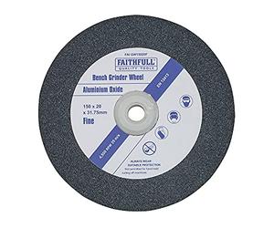 Faithfull GW15020C Coarse Alox - Mola a disco, multiuso, 150 x 20 mm