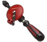 Faithfull HANDDRILL Trapano a mano a doppio pignone, 8 mm