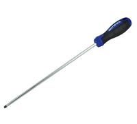 Faithfull Impugnatura Morbida Screwdriver Svasato Punta Scanalata 10.0 x 250mm