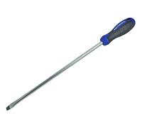 Faithfull Impugnatura Morbida Screwdriver Svasato Punta Scanalata 10.0 x 300mm