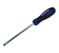 Faithfull Impugnatura Morbida Screwdriver Svasato Punta Scanalata 6.5 x 125mm