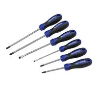 Faithfull Inscatolato Impugnatura Morbida Screwdriver Set, 6 Pezzi FAISDSET6PRO