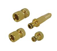 Faithfull Kit Di Ugelli E Accessori In Ottone 4 Pezzi 12,5Mm (1/2In) FAIHOSESET4