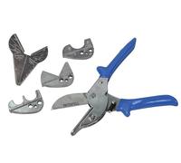 Faithfull FAIGCKITPC Multi-function Gasket and Pipe Mitre Shears Kit - for cutting soft wood, PVC, Gasket, Plastic