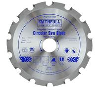 Faithfull - Lama per sega circolare TCT, 184 x 30 mm, 14 denti