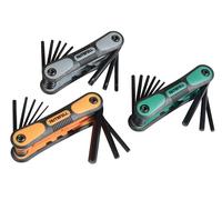 Faithfull Metrico, Imperial & Torx Pieghevole Esagonale Chiave Set, 25 Pezzi