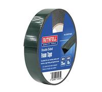 Faithfull Nastro biadesivo in schiuma, nero, 25 mm x 10 m