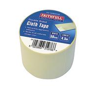 Faithfull Resistente Fronte-Retro Panno Nastro 50mm X 4.5m FAITAPEDOUB