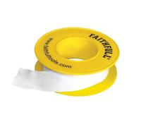 Faithfull Nastro Gas P.T.F.E. 12Mm X 5M Bianco (Confezione 10) FAITAPEPTGAS