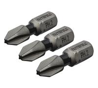 Faithfull Phillips Urto Screwdriver Bit PH2 X 25mm (Confezione 3) FAISBPH225IM