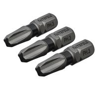 Faithfull Phillips Urto Screwdriver Bit PH3 X 25mm (Confezione 3) FAISBPH325IM