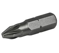 Faithfull Pozi S2 Grado Acciaio Screwdriver Bit PZ2 X 25mm (Pack 25) FAISBPZ225B