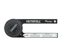 Faithfull Prestige Miter Saw Protractor Nero Alluminio FAIMSPCNC
