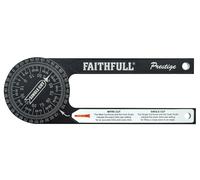 Faithfull Prestige Miter Saw Protractor Nero Alluminio FAIMSPCNC