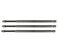Faithfull - Punte per cacciavite a percussione Pozidriv PZ2 x 150 mm (3)