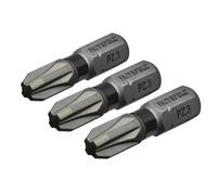 Faithfull Pz3 Cacciavite A Impatto Bit 25Mm (Confezione 3) FAISBPZ325IM