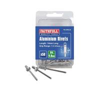 Faithfull Rivetti IN Alluminio 4.8 x 14mm Lungo Pre-pack Di 50 FAIAR5L50