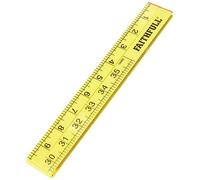 Faithfull Pieghevole Regola Giallo ABS Plastica 1m/39in FAIRULEFOLD