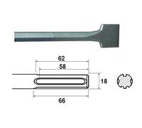 Faithfull Scalpellino Dritto SDS Max 75 X 300Mm FAIMAXSC75