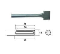 Faithfull SDS Max Scalpellino Dritto 50 X 400Mm FAIMAXSC50