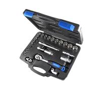 Faithfull Set Chiavi a Bussola Metriche 3/8"D 26 Pezzi Esagono Singolo