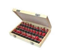 Faithfull Set Di Bit Per Router TCT Da 1/4 Pollice, 30 Pezzi FAIRBS30