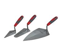 Faithfull Set Di Cazzuole Con Impugnatura Morbida, 3 Pezzi