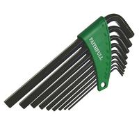 Faithfull Set Di Chiavi Esagonali A Braccio Lungo Imperiale, 9 Pezzi FAIHKS9AFL