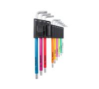 Faithfull Set Di Chiavi Torx Multicolore 9 Pezzi T10 A T50 FAIHKS9CS