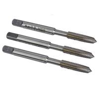 Faithfull Set Di Punte A Flauto Dritto HSS M5 X 0.8, 3 Pezzi FAIHSSTM5