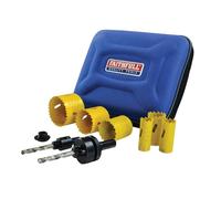 Faithfull Universale Varipitch Holesaw da Elettricista Kit, 9 Pezzi 16-51mm