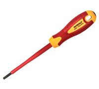 Faithfull VDE Impugnatura Morbida Screwdriver Parallelo con Intaglio Punta