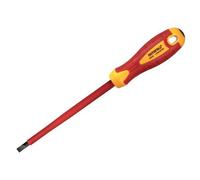Faithfull VDE Impugnatura Morbida Screwdriver Parallelo Punta Scanalata