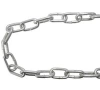 Faithfull Zincato Catena Collegamento 8mm X 10m Rocchetto - Max. Carico 450kg