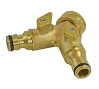 Faithfulll 2 Vie Shut Off Valvola 19mm (1.9cm) A 2 X 12.5mm (1.3cm) FAIHOSE2WAY