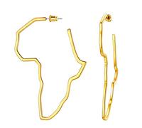 FaithHeart Orecchini Pendenti da Donna Forma della Mappa dell'Africa Occhio di Horus Totem dell'Antico Orecchini con Ago in Argento 925 Antiallergico Alta Qualità Regali Creativi