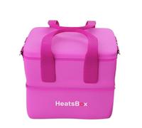 Faitron HeatsBox Borsa da trasporto per HeatsBox Light - Isolamento avanzato, scomparti multifunzionali e design durevole per pasti in viaggio, colore: Rosa