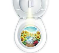 Faivykyd Potty Training con bersaglio zombie, luce trasparente per pipì zombie, divertente luce per addestramento al vasino per bambini, bersaglio per avventure nel tempo del vasino