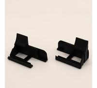 FaiX3.it - Kit piedini ganci per zanzariera avvolgibile verticale in luce. Con bordo, colore nero