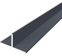 FaiX3.it - Profilo a T 30x15x1,5 mm in alluminio, verniciato RAL 7016 "grigio antracite" opaco, lunghezza 2500 mm