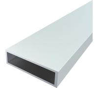 FaiX3.it - Profilo tubolare rettangolare 70x20x2 mm in alluminio, verniciato RAL 9010 "bianco puro" opaco, lunghezza 2500 mm