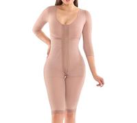 Fajas Colombianas Reductoras y Moldeadoras indumenti ad alta compressione dopo la liposuzione Body completo 0710 - Marrone - M
